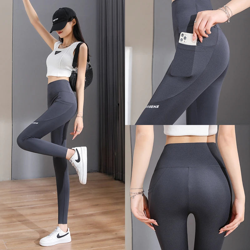 Legging Fitness Cintura Alta com Bolso