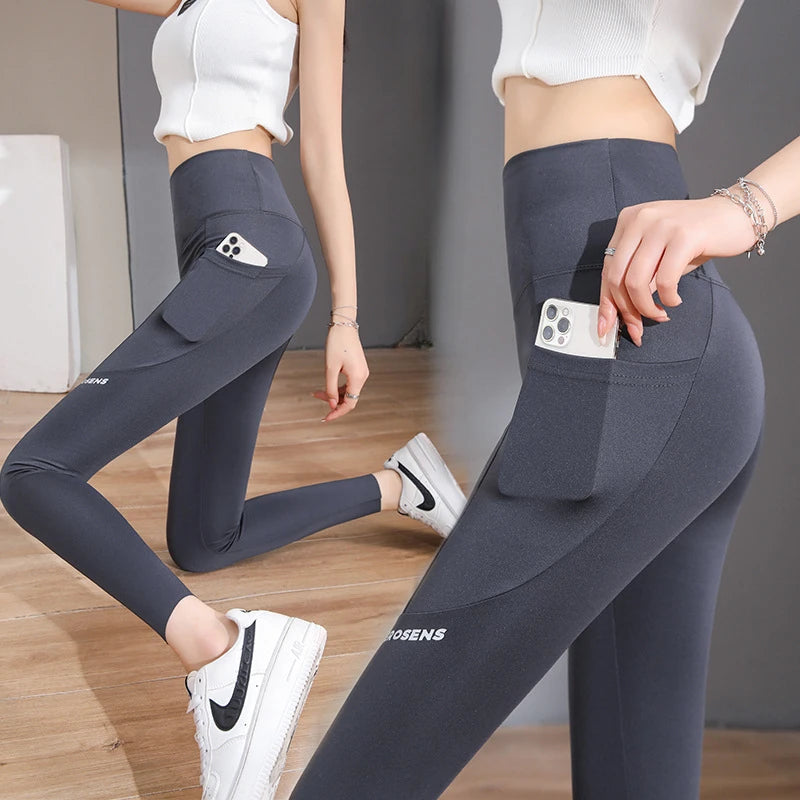 Legging Fitness Cintura Alta com Bolso